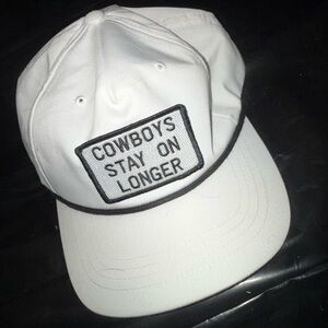 White Baseball Cap with Embroidered Patch